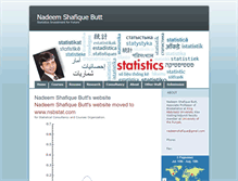 Tablet Screenshot of nadeemshafique.droppages.com